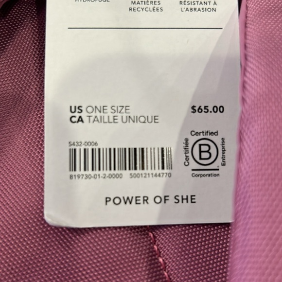 Athleta Girl Limitless Backpack NWT - light purple NEW - Picture 10 of 10
